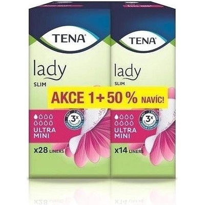 Tena Lady Slim Ultra Mini+50% 42 ks 211482 – Zbozi.Blesk.cz