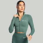 GymBeam STRIX Дамски безшевен кроп топ Moss XS