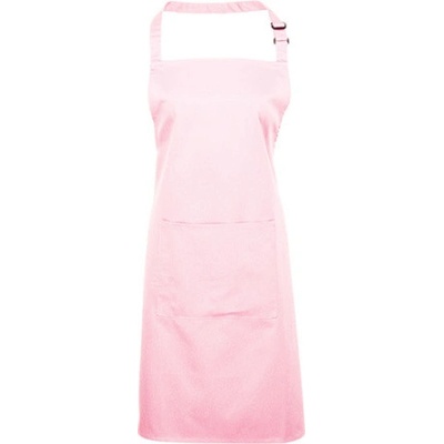 Premier Workwear Pracovní zástěra za krk s kapsou PR154 Pink Pantone 1895 72x86cm