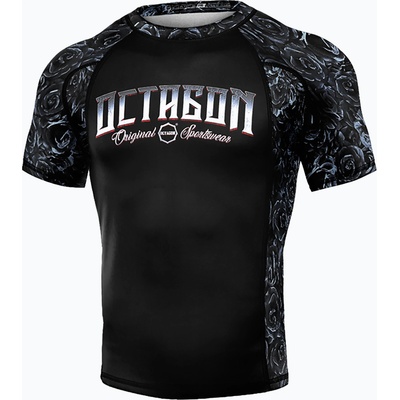 Octagon Мъжки рашгард Octagon Premium Santa Muerte black/multicolour