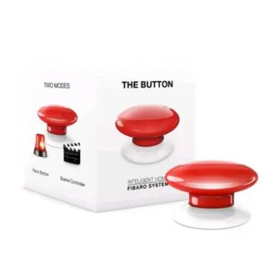 FIBARO The Button FGPB-101-3 ZW5 Červený