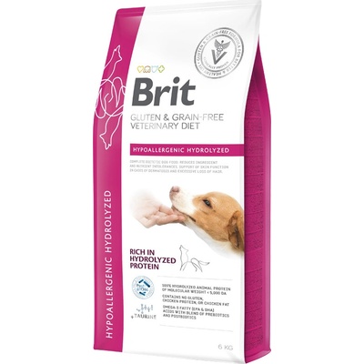 Brit VD Dog GF Hypoallergenic Hydrolyzed 6 kg
