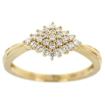 Zlatnictví U Kostela zlatý diamantový prsten 1250F