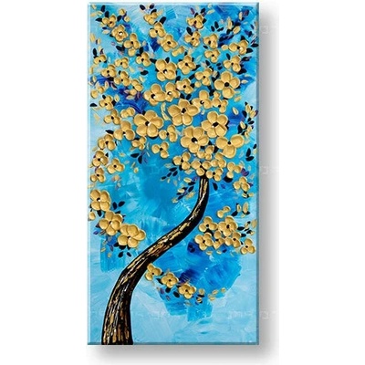 Papilora Autorská reprodukce na plátně STROMY - 40x80 cm