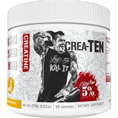 Rich Piana 5% Nutrition Crea-TEN | 10 Types Creatine Matrix [225 грама] Манго с ананас