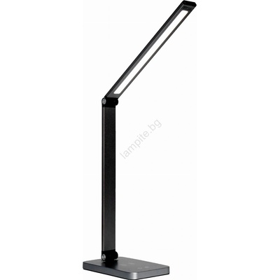 Platinet Led настолна лампа с безжично зарядно led/10w/230v черна (pl0650)