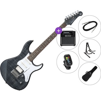 Yamaha Pacifica 212V FM SET 2 Translucent Black Електрическа китара