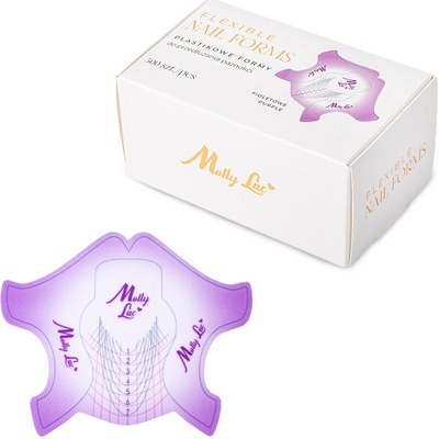 Molly Lac Šablony flexibilné fialové 500 ks