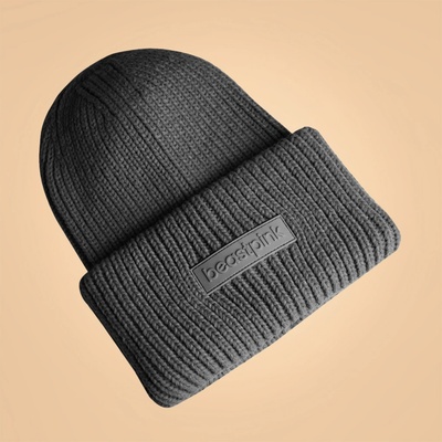 BeastPink Zimná čiapka beanie Silver Black
