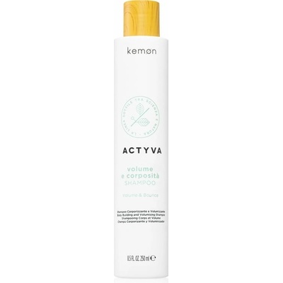 Kemon Group Actyva Volume e Corposità šampon pro objem jemných vlasů bez silikonů 250 ml