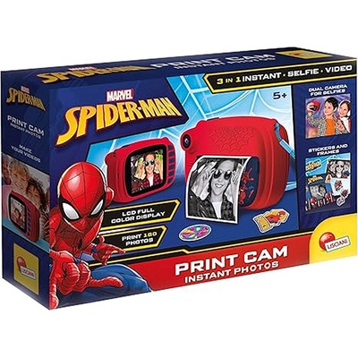 Lisciani Giochi Детска камера за моментни снимки Lisciani Giochi - Spiderman, 180 снимки (LI104024)