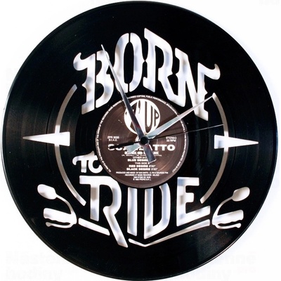 Discoclock 099 Born to ride 30cm