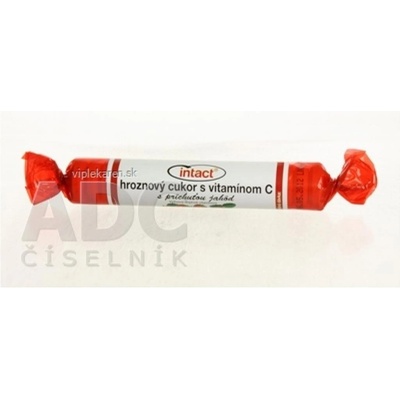 INTACT Hroznový cukor vitamínC jahoda 40 g