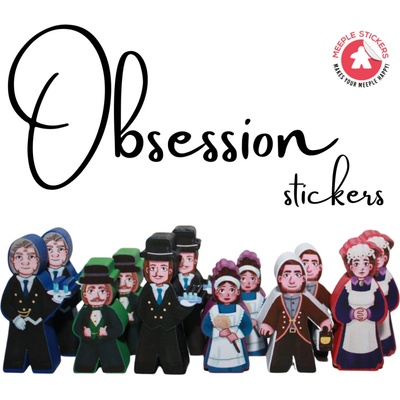 Meeple Stickers samolepky pro obsession