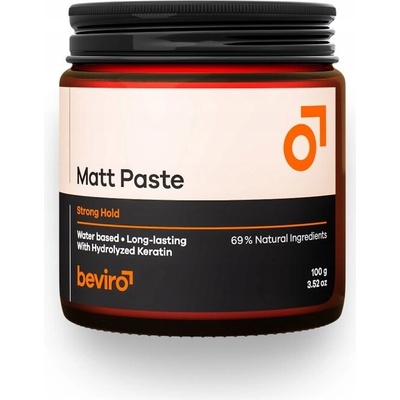 Beviro Matt paste strong hold Matující pasta na vlasy se silnou fixací 100 g