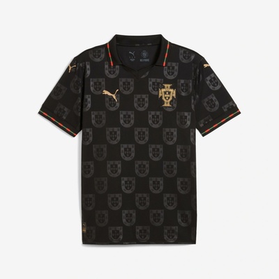 Puma Portugal Eusebio SR futbalový dres čierny