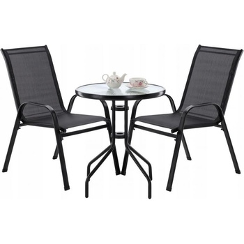 ALDOTRADE Záhradný balkónový set STELA čierny