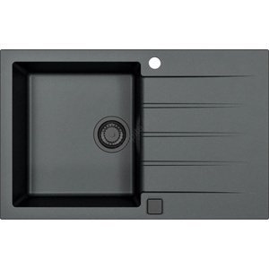 Alveus 1148159 - Кухненска мивка CADIT 79x50 см гранит/черен (AV0018) Мивка за вграждане