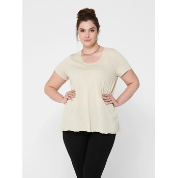 Only carmakoma Glitter T-shirt ONLY CARMAKOMA | Bezhov | ЖЕНИ | 46-48