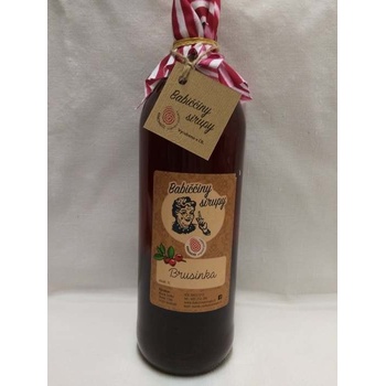 Nature Notea Babiččin sirup Brusinka 0,5 l