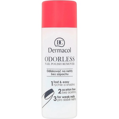 Dermacol Odorless Nail Polish Remover odlakovač na nehty bez zápachu 120 ml – Zboží Mobilmania