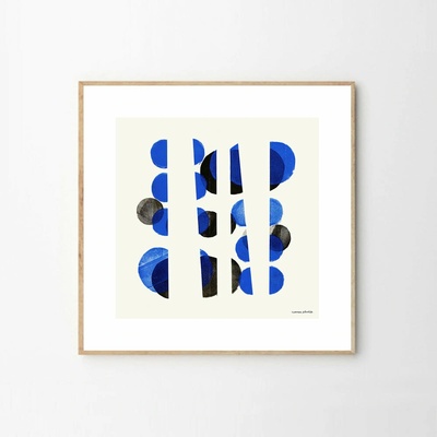 Moikka Plagát Bleu à part 01 by Nomen Studio 70x70