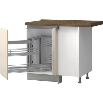 Долен кухненски шкаф ъглов с механизъм ляв Invictus R-UG-1KMCL6