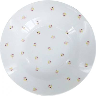 Hluboký porcelánový talíř Ronda Poetica, ø 23 cm, květinový motiv, by inspire