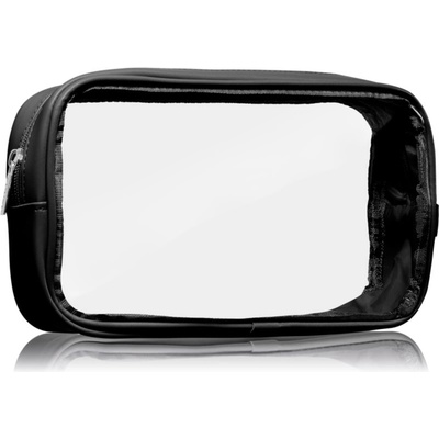 Notino Travel Collection Medium Clear Organizer прозрачна козметична чантичка M Black 24x12, 5x5 cm
