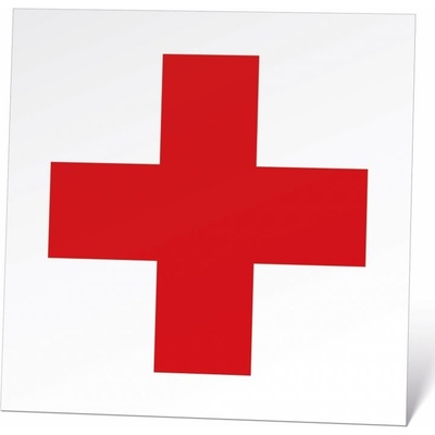 Traiva s.r.o Lékárnička - červený kříž - symbol Verze: Plast 140 x 140 mm tl. 0.5 mm - Kód: 03246 – Sleviste.cz