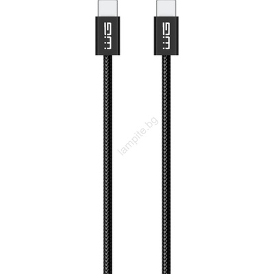 WINNER GROUP-WG - USB кабел USB-C / USB-C 60W 3m черен (WN0026)