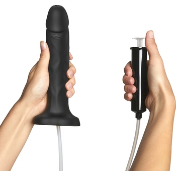Image 1 of Strap On Me Squirting Cum Dildo Realistic Black L