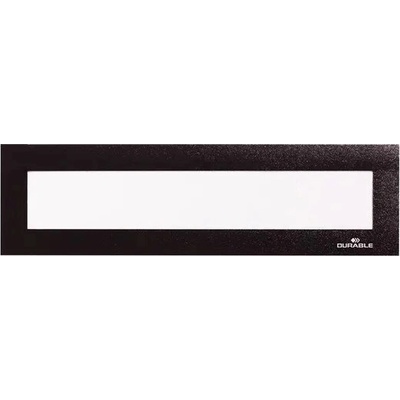 DURABLE Prezentačný rámček, 210x40 mm, magnetický, DURABLE "DURAFRAME MAGNETIC TOP", čierna