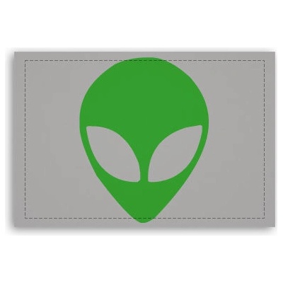 Fotoobraz 90x60 cm střední Alien