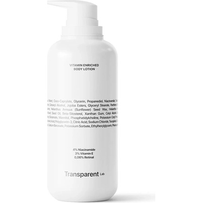 Transparent Lab Vitamin Enriched Tělový balzám 400 ml