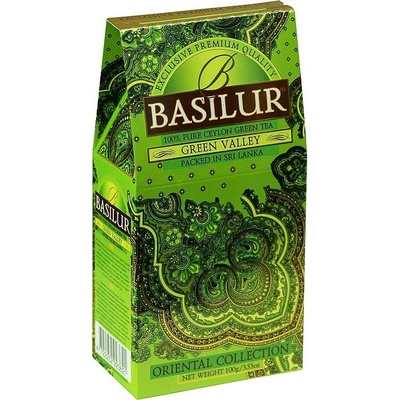 Basilur Oriental collection Green valley zelený čaj sypaný 100 g