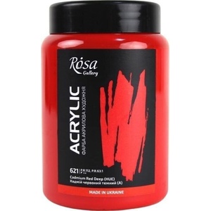 Rosa Gallery АКРИЛНА боя Cadmium Red Deep (621) 400 ml 1 бр (324161621)