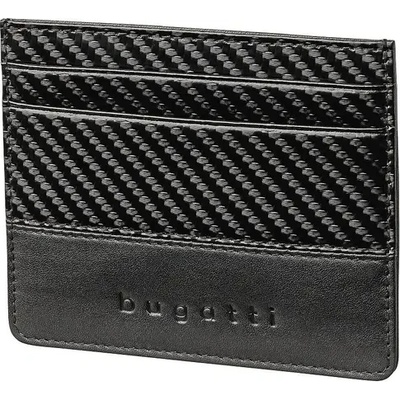 Bugatti Кожен калъф за кредитни карти Bugatti Comet, черен (49 2207 01)