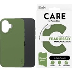 Panzer Гръб CARE by PanzerGlass Fashionable за iPhone 16, w. MagSafe - Зелен