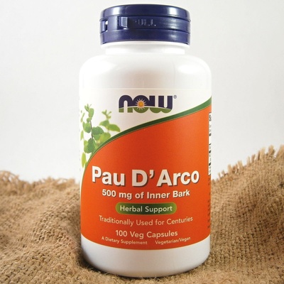 Now Foods Foods Pau D’Arco Lapacho 100 kapslí