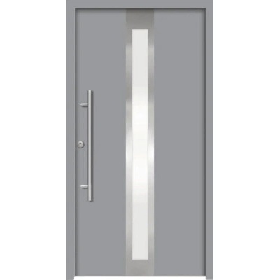 Splendoor Hliníkovo-oceľové vchodové dvere bezpečnostné Anthene RC2 110 x 210 cm L sivé