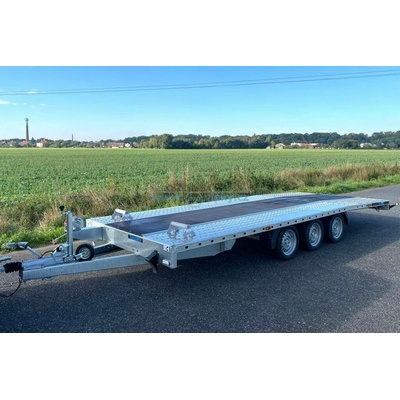 martz Přívěs na auta UNIDECK 550 3500kg překl. výplň, kola R13", lomený