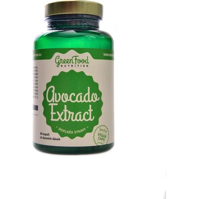 GreenFood Avocado extrakt 90 kapslí