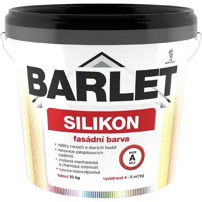 Barlet silikón, biela silikónová farba 20 kg
