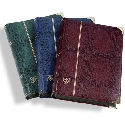 Leuchtturm Zásobník na známky COMFORT DELUXE - Aligator, A4, 64 str., černé listy červené