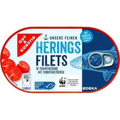 G & G Sleďové filety v tomatovém nálevu 200 g – Zboží Mobilmania