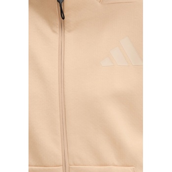 Adidas Суичър adidas x Z. N. E в кафяво с изчистен дизайн JW7776 (JW7776)