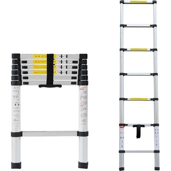 MXM Телескопична стълба - 2 м, алуминий