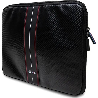BMW Чанта за лаптоп BMW Carbon & Red Stripe, 16", черна (3666339239626)