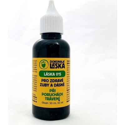 Dokonalá Láska 01S Pro zdravé zuby a dásně při poruchách trávení 30 ml